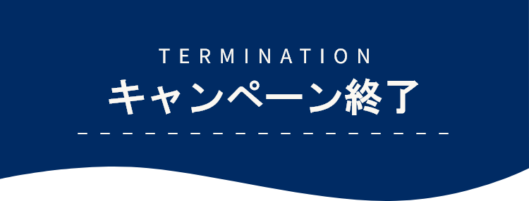 キャンペーン終了